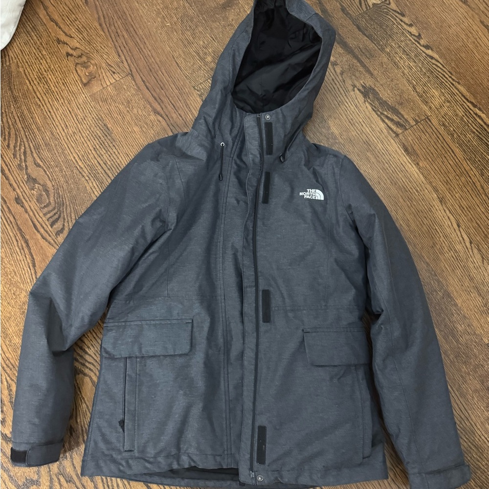 The North Face women’s  Charcoal Hooded Jacket